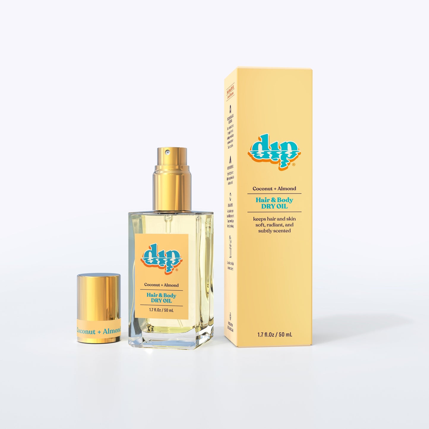 Dip Hair & Body Dry Oil - Coconut & Almond