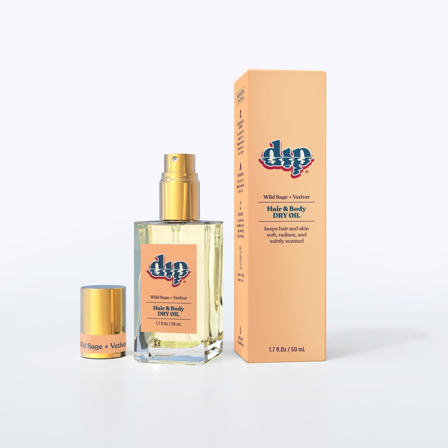 Dip Hair & Body Dry Oil - Wild Sage & Vetiver
