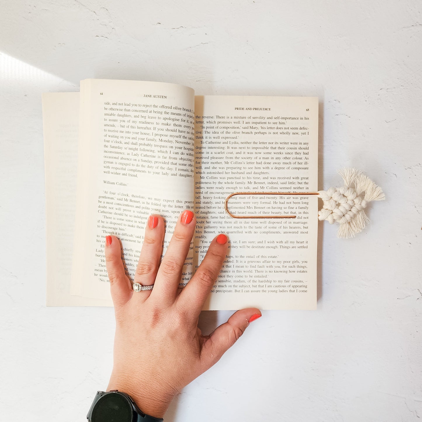 Macrame Bookmark - Summer Brights