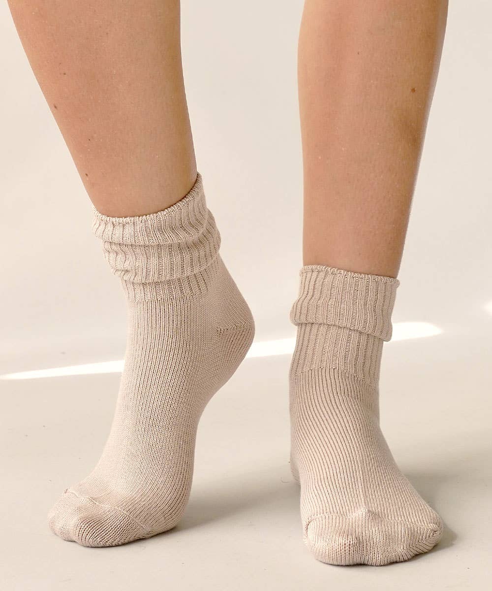Organic Bamboo Cotton Crew Socks