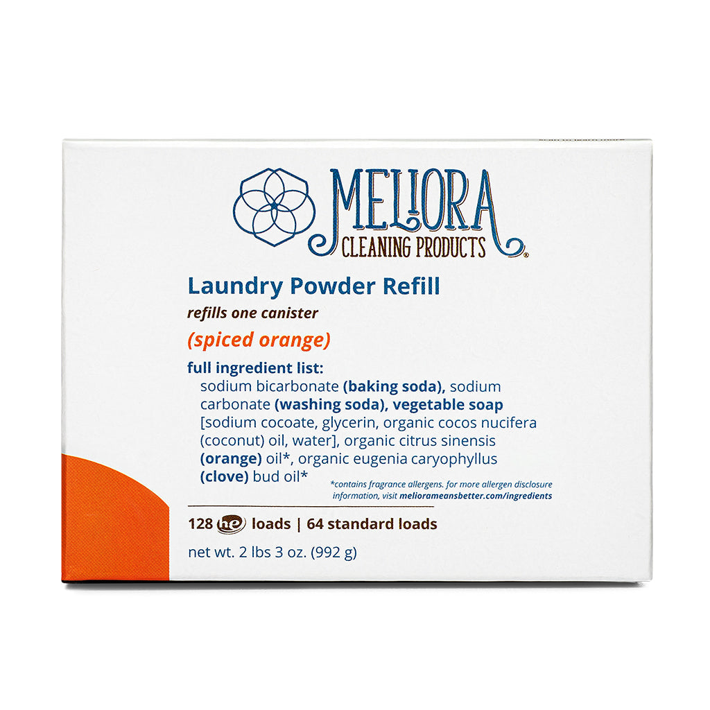 Laundry Powder Detergent - 128 HE (64 Standard) Loads - Refill