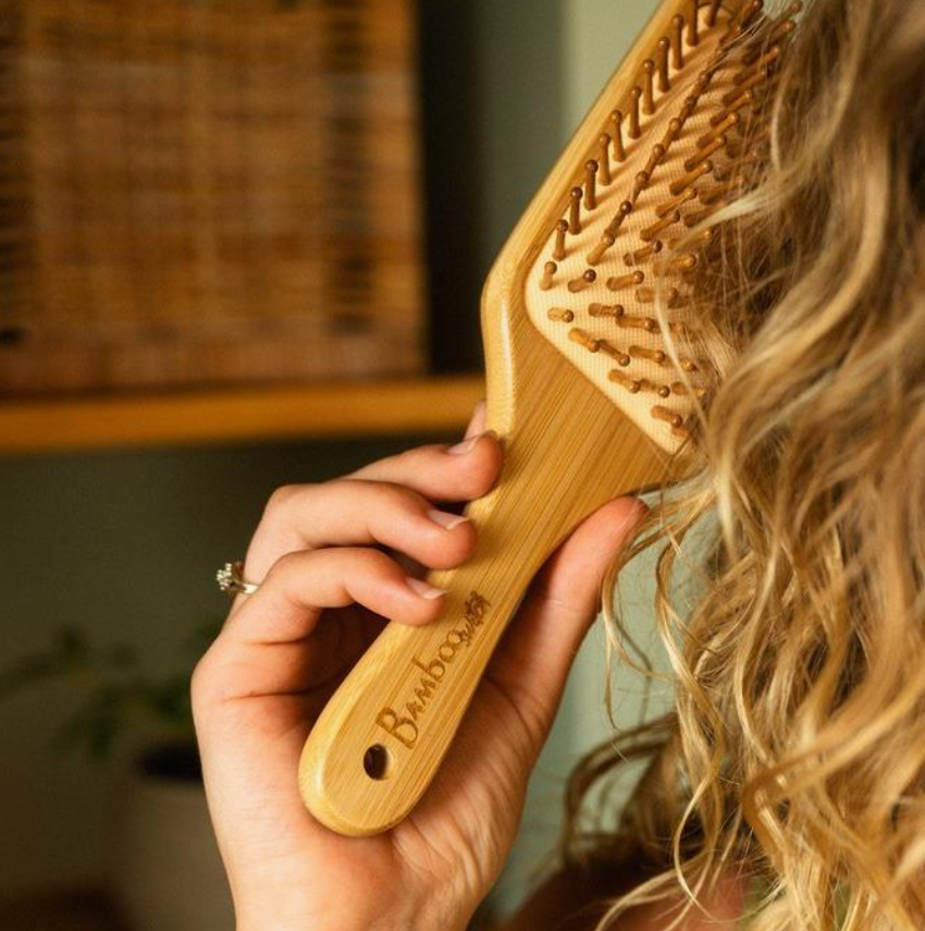Bamboo Paddle Hairbrush