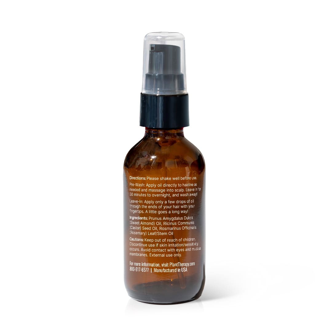 Rosemary & Castor Hair Oil 2oz