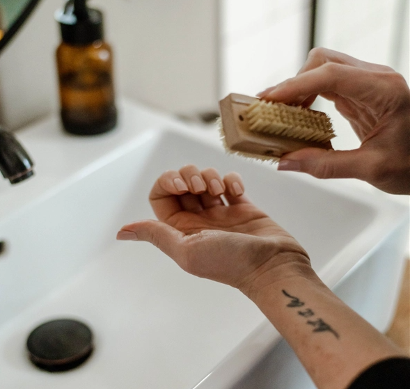 Wood Nail Brush