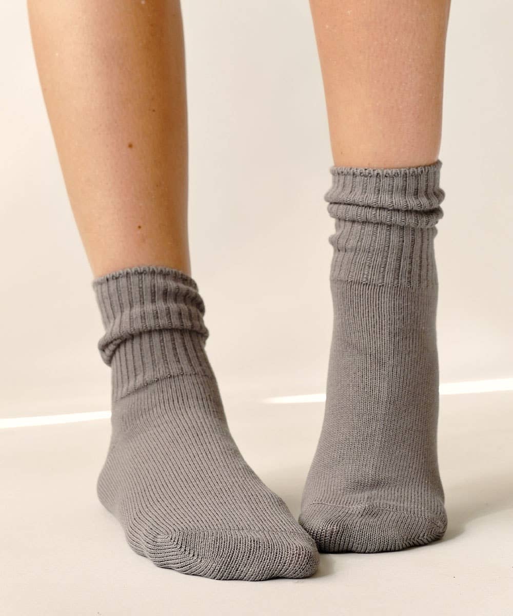 Organic Bamboo Cotton Crew Socks