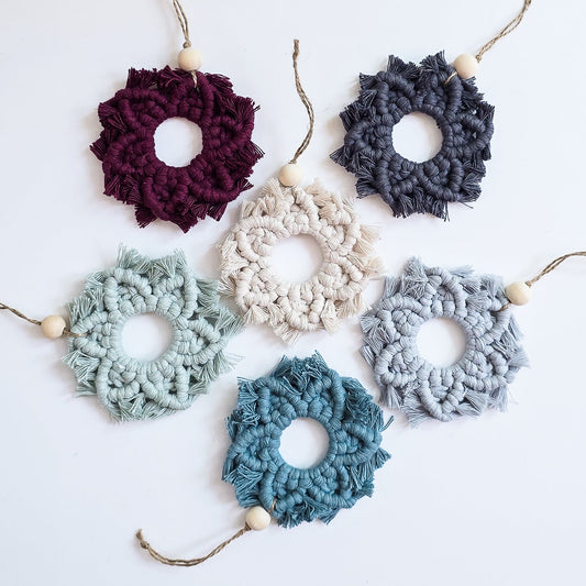 Macrame Snowflake Ornament