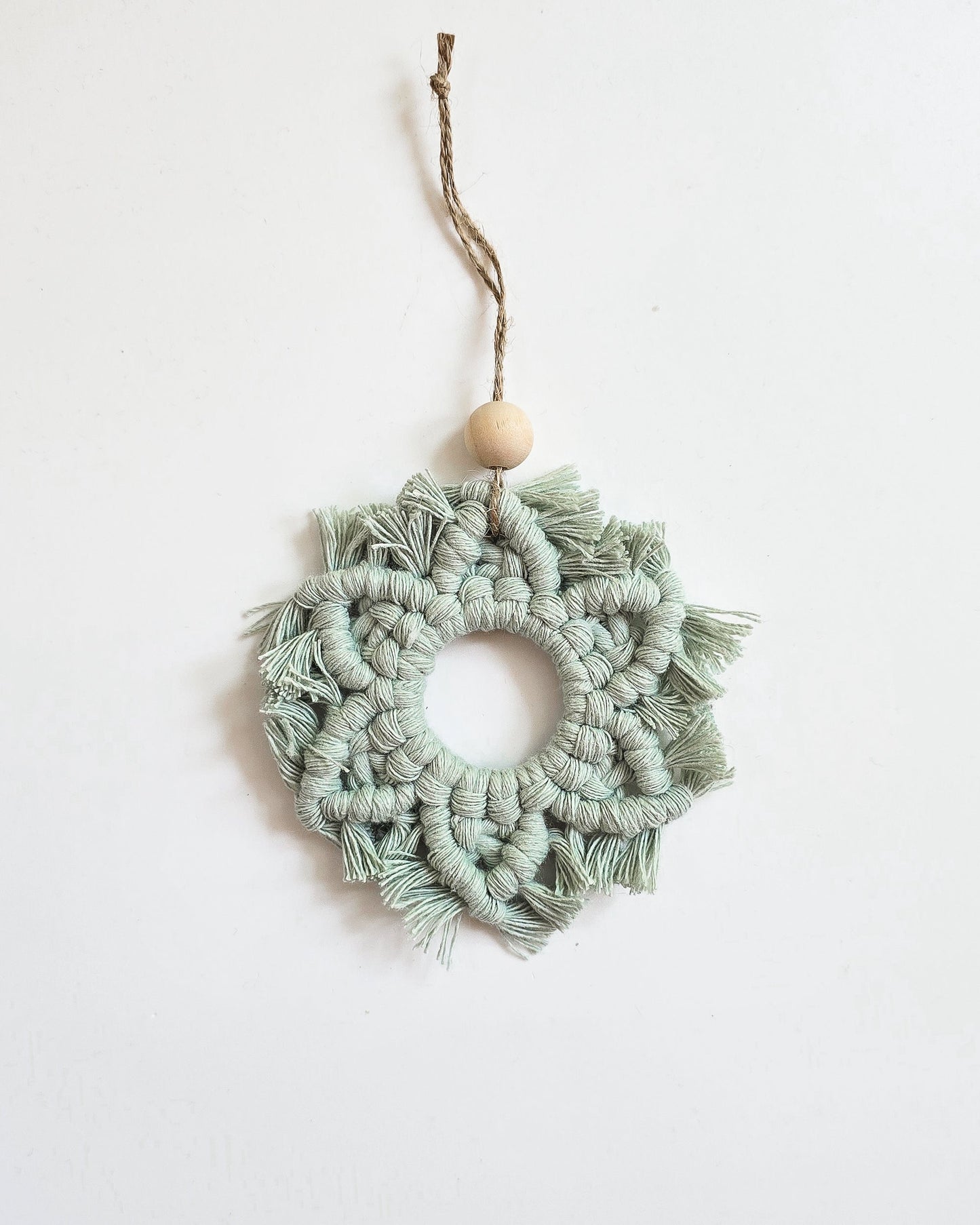 Macrame Snowflake Ornament