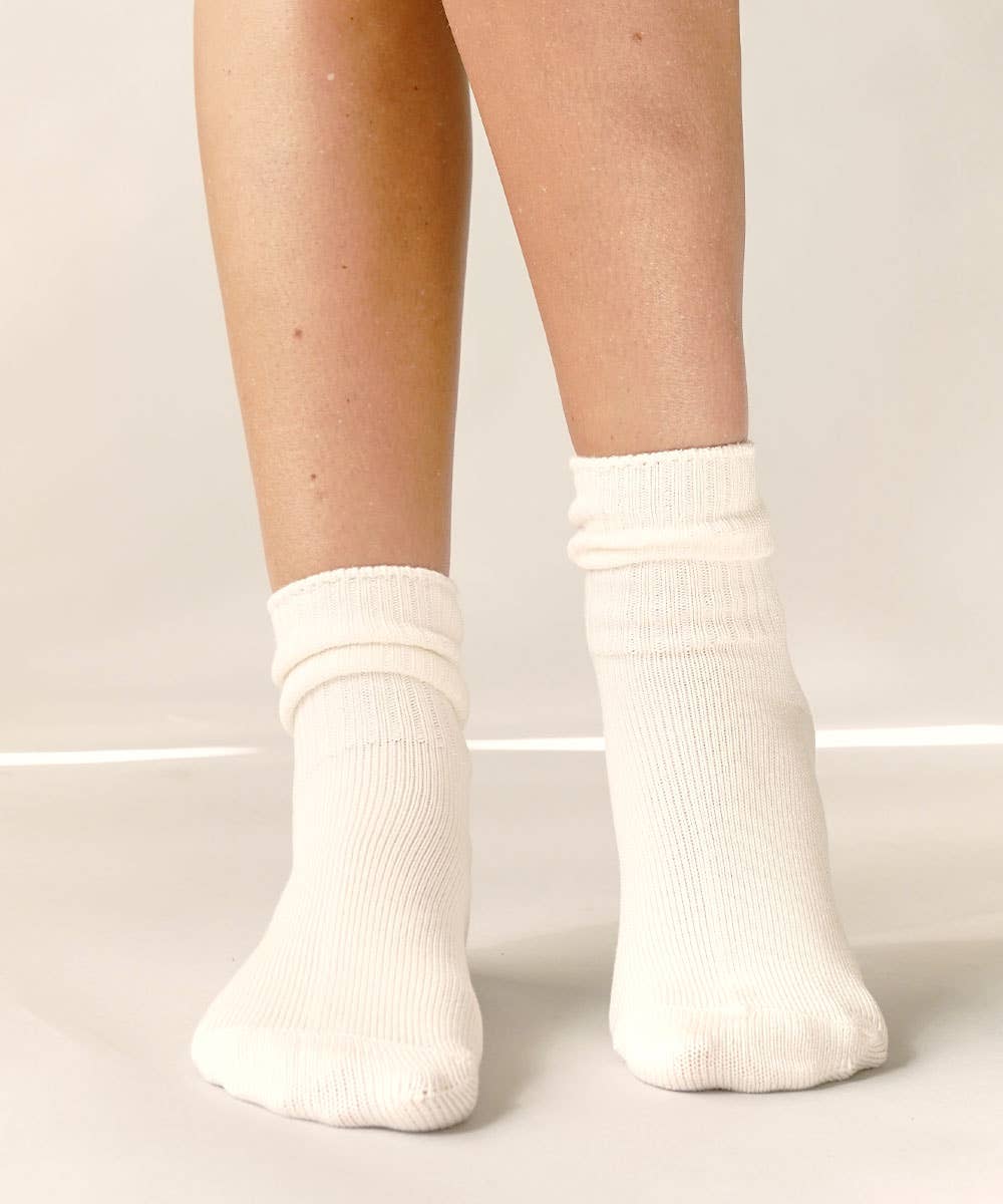 Organic Bamboo Cotton Crew Socks