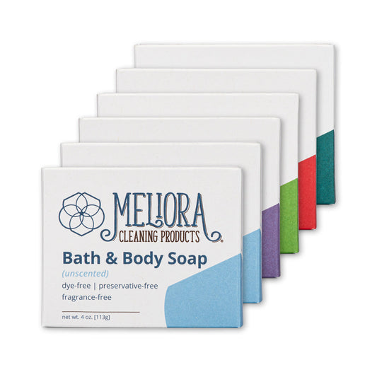Bath & Body Soap Bar - Variety 6-Pack Boxed