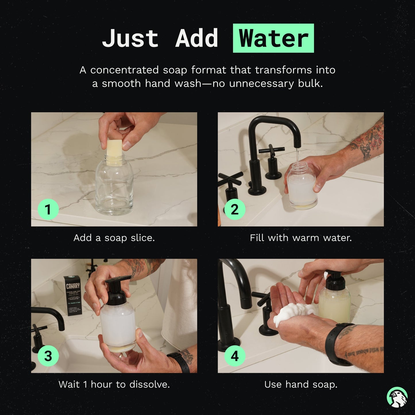 Cedar Mint Concentrated Hand Soap Refill Bars  | Plastic-Free & Zero Waste