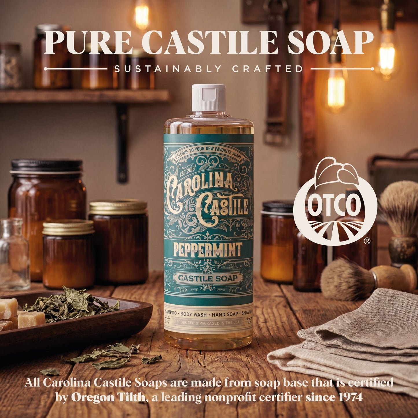 Peppermint Castile Soap