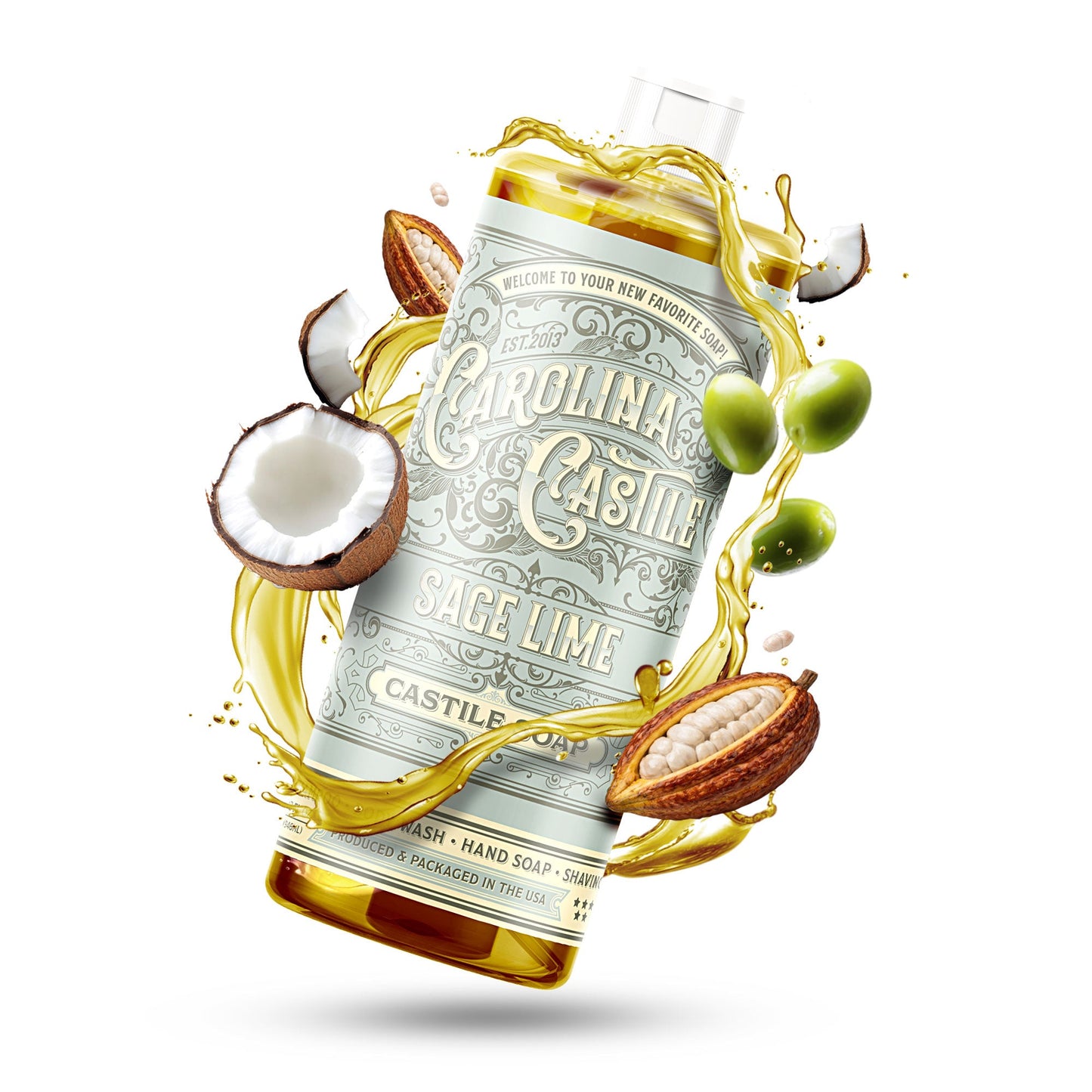 Sage Lime Castile Soap