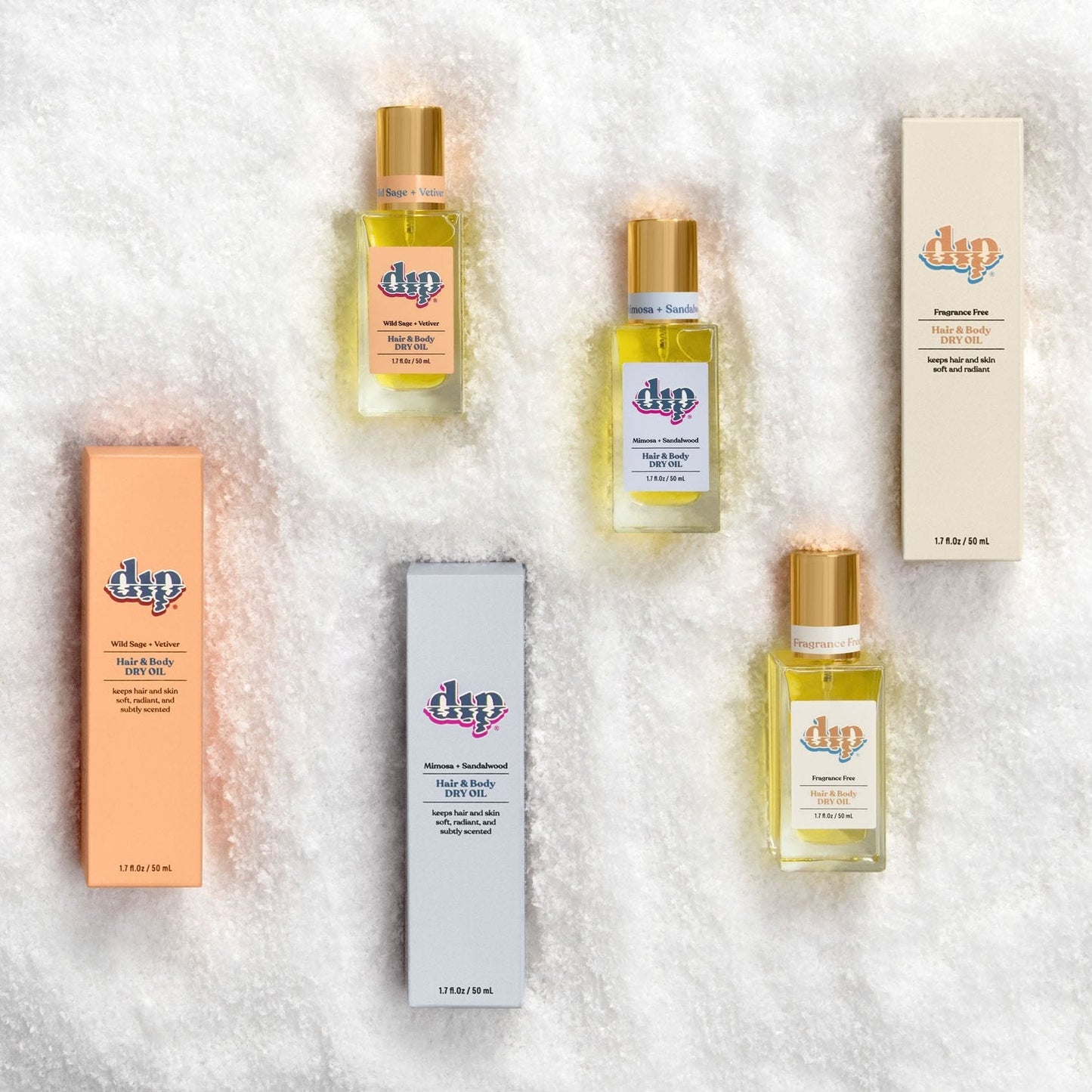 Dip Hair & Body Dry Oil - Wild Sage & Vetiver