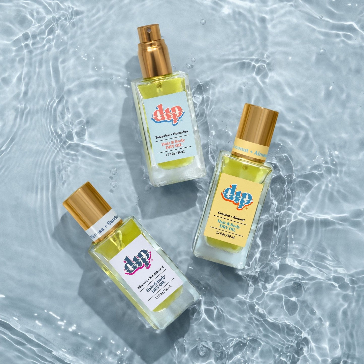 Dip Hair & Body Dry Oil - Mimosa & Sandalwood