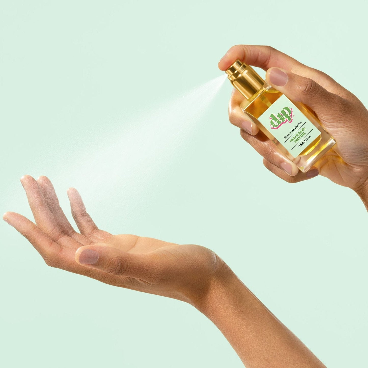 Dip Hair & Body Dry Oil - Rose & Matcha Tea