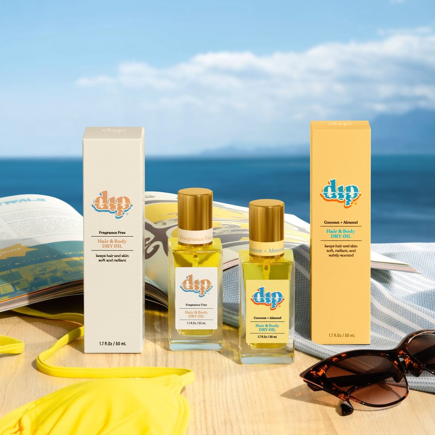 Dip Hair & Body Dry Oil - Fragrance Free