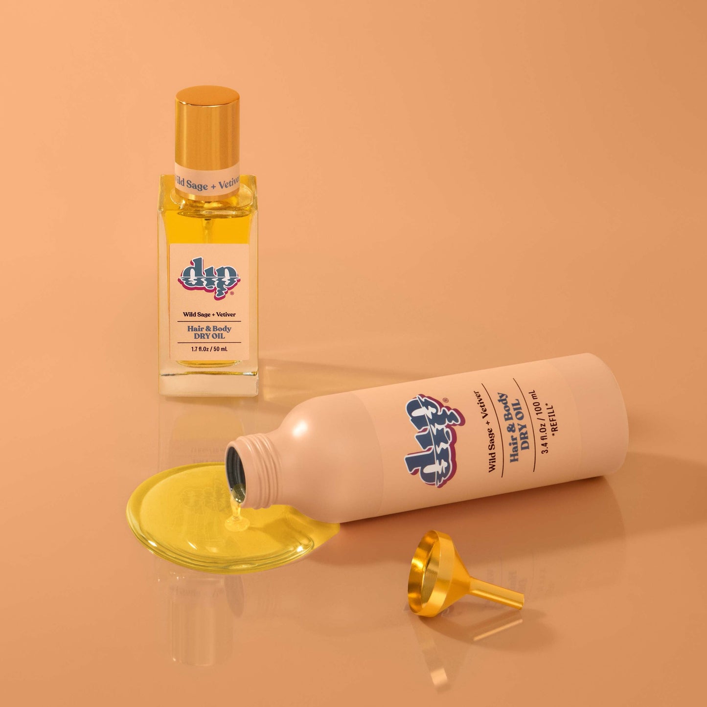 Dip REFILL Hair & Body Dry Oil - Wild Sage & Vetiver