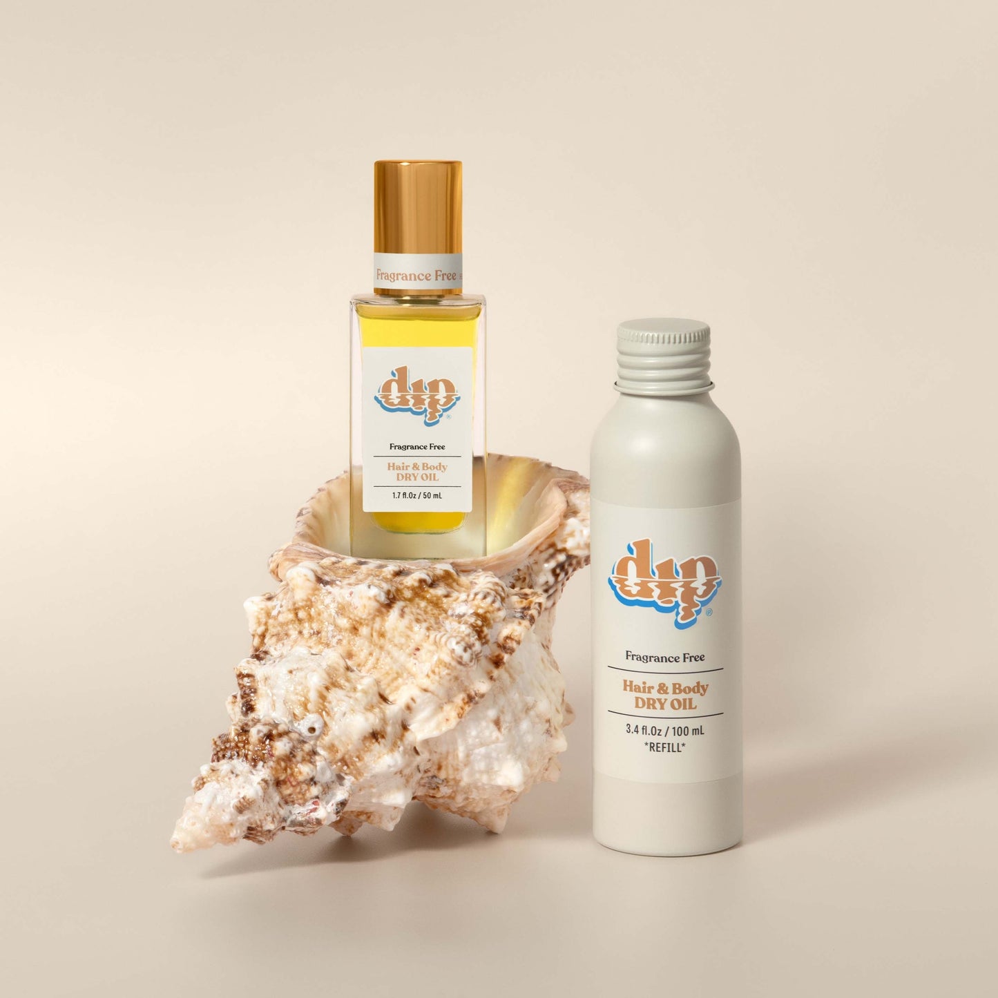Dip REFILL Hair & Body Dry Oil - Fragrance Free