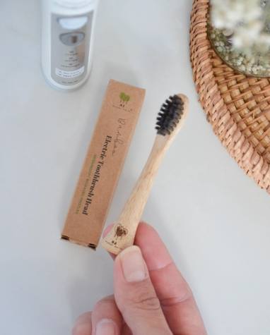 Bamboo Electric Toothbrush Heads | Philips Sonicare Compatible Replacement Heads (4-Pack)