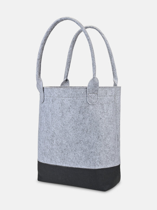 Eco-Felt Colorblock Tall Tote