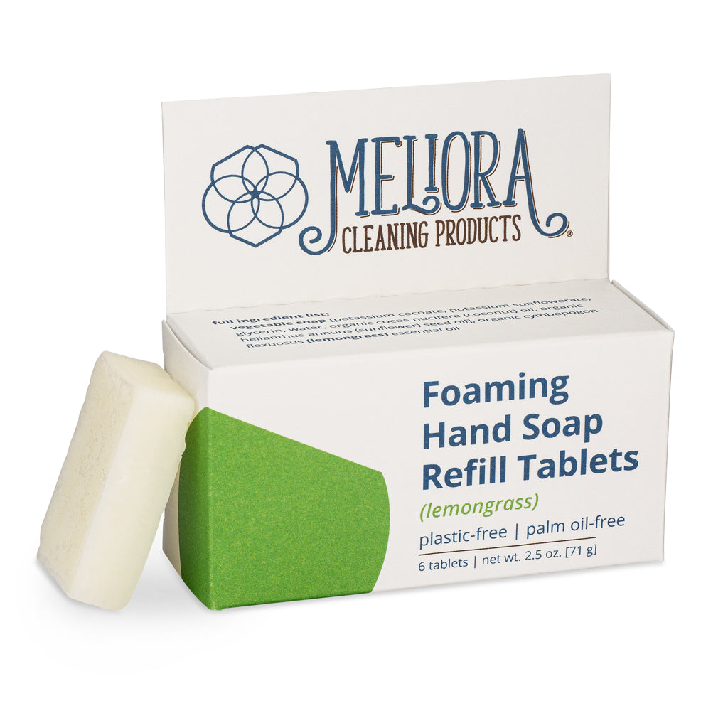 Foaming Hand Soap Refill Tablets - 6-Pack Plastic-Free Boxed