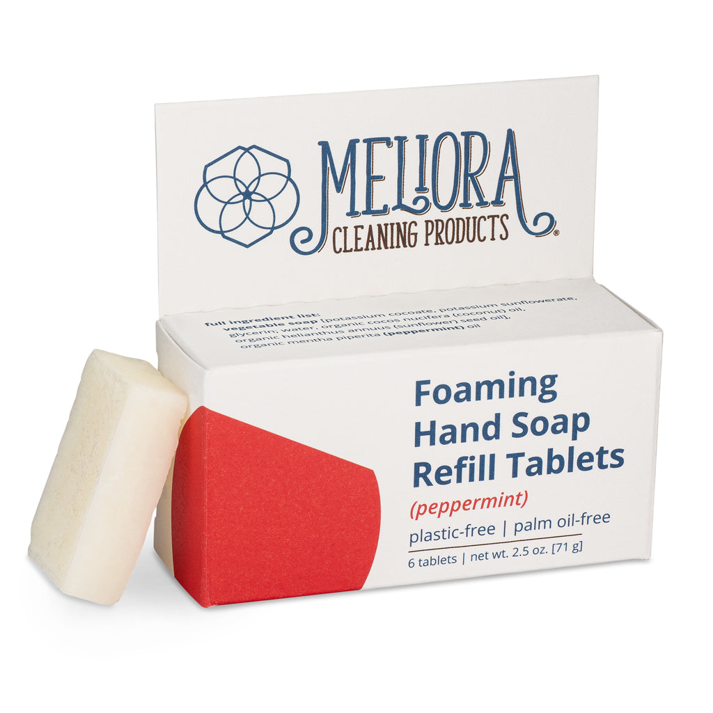 Foaming Hand Soap Refill Tablets - 6-Pack Plastic-Free Boxed