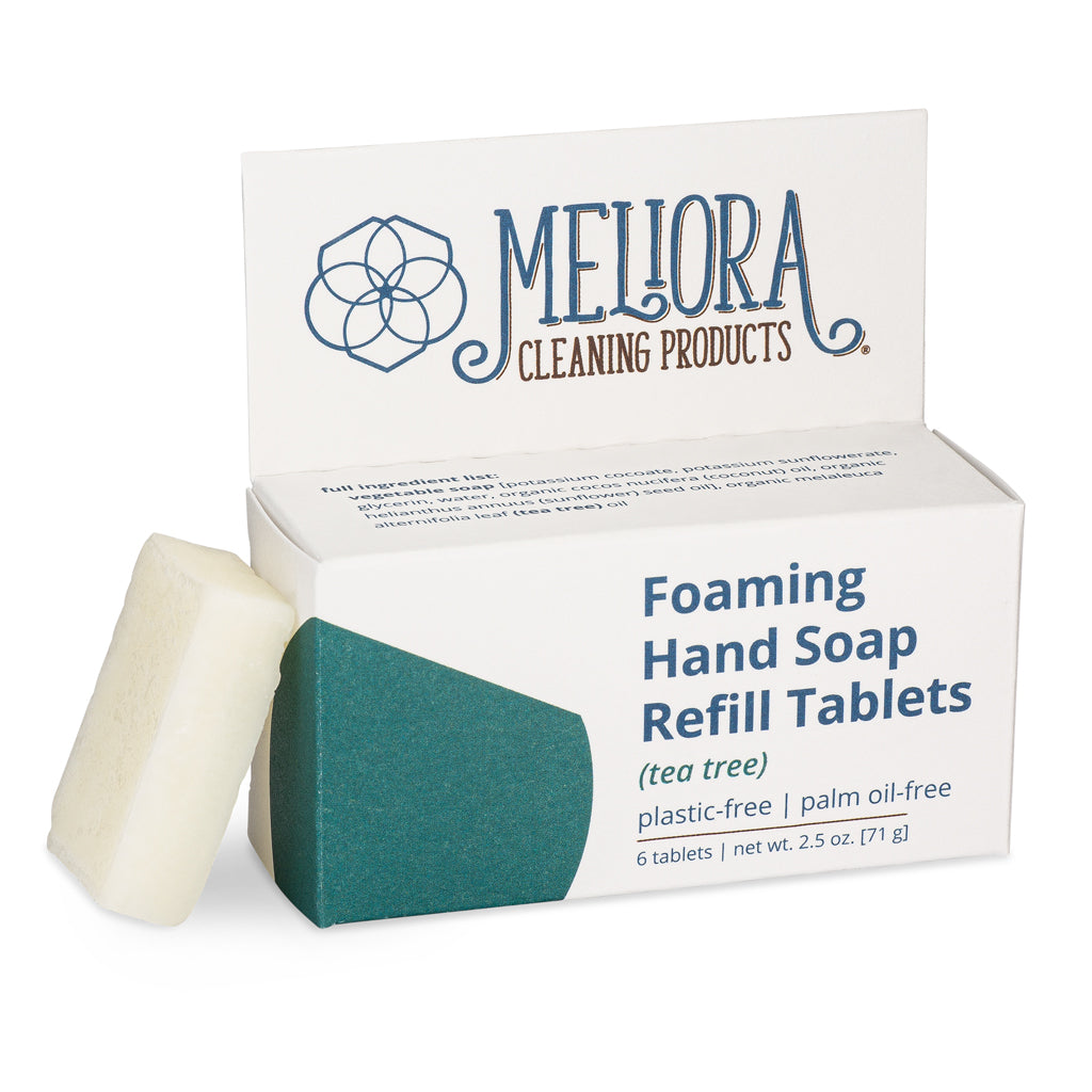 Foaming Hand Soap Refill Tablets - 6-Pack Plastic-Free Boxed