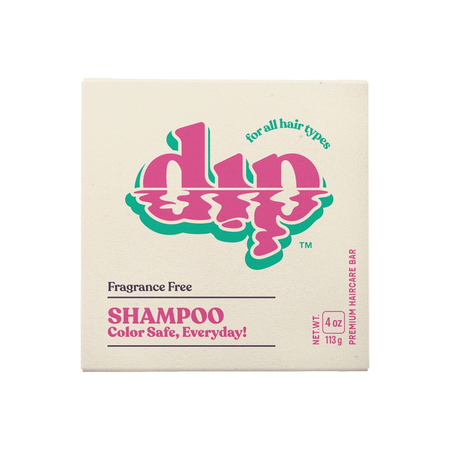 Dip Shampoo Bar: Color Safe, Everyday - Fragrance Free