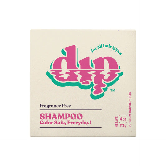 Dip Shampoo Bar: Color Safe, Everyday - Fragrance Free