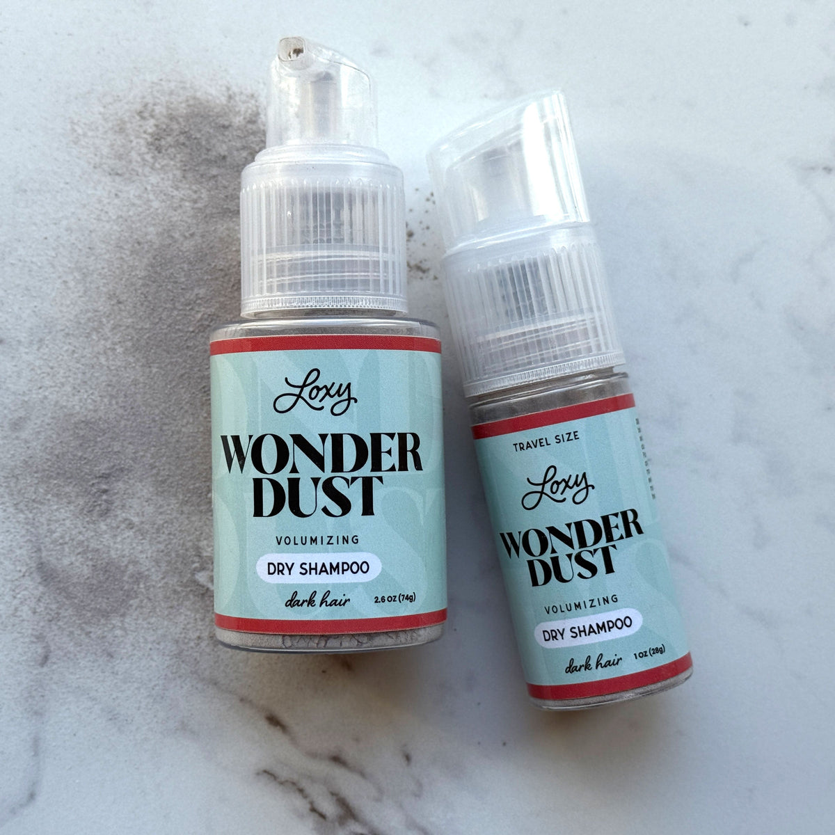 Wonder Dust Dry Shampoo: Oil-Absorbing, Volumizing Powder for Light, Brown & Dark Hair