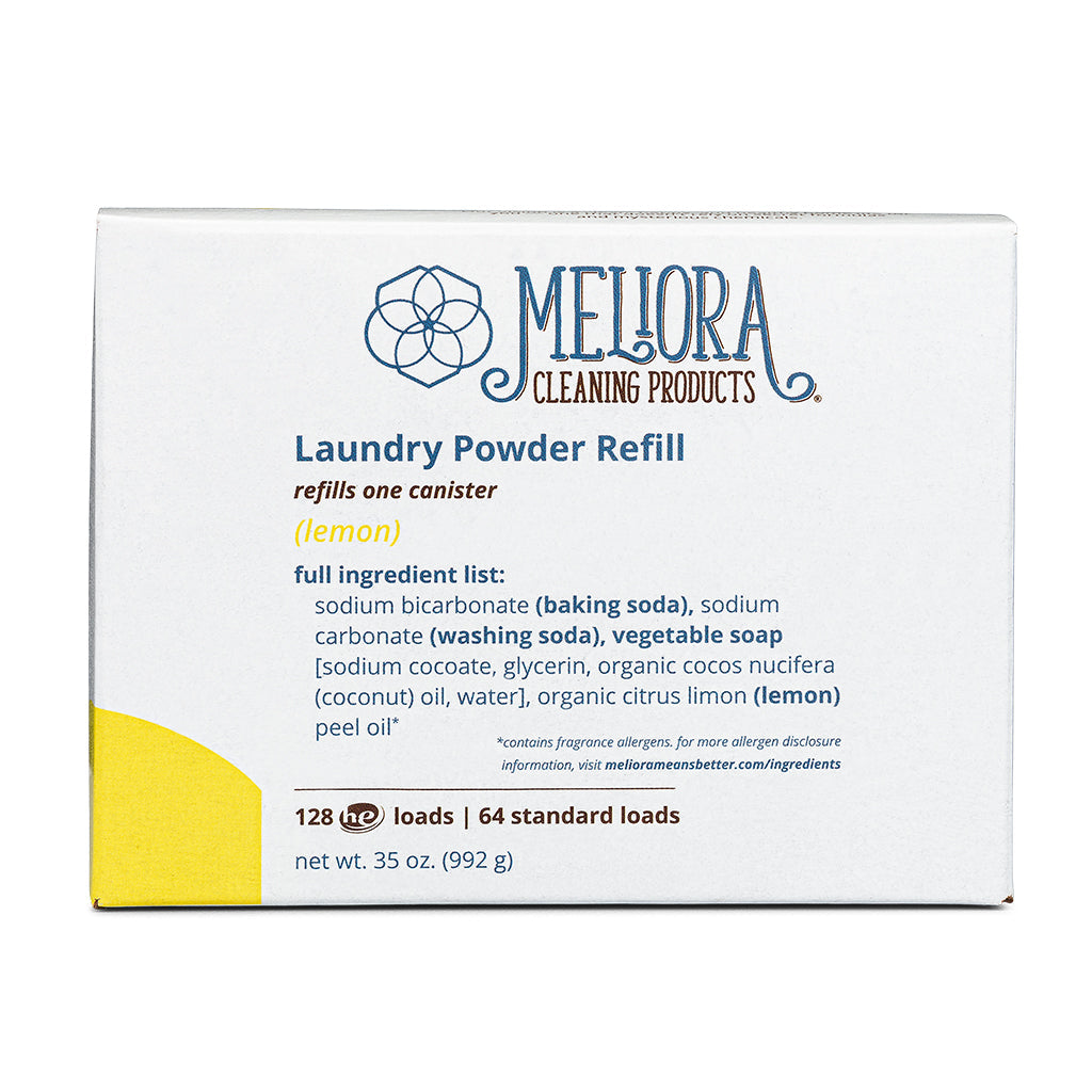 Laundry Powder Detergent - 128 HE (64 Standard) Loads - Refill