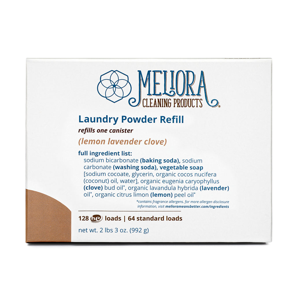 Laundry Powder Detergent - 128 HE (64 Standard) Loads - Refill