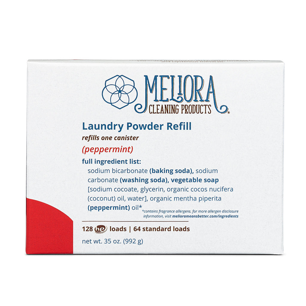 Laundry Powder Detergent - 128 HE (64 Standard) Loads - Refill