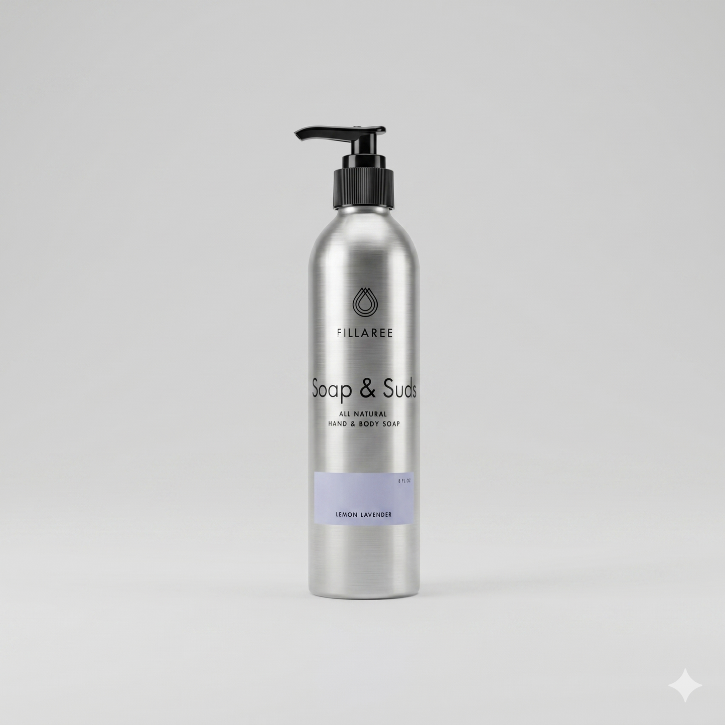 Soap & Suds - Metal Bottle 8 oz