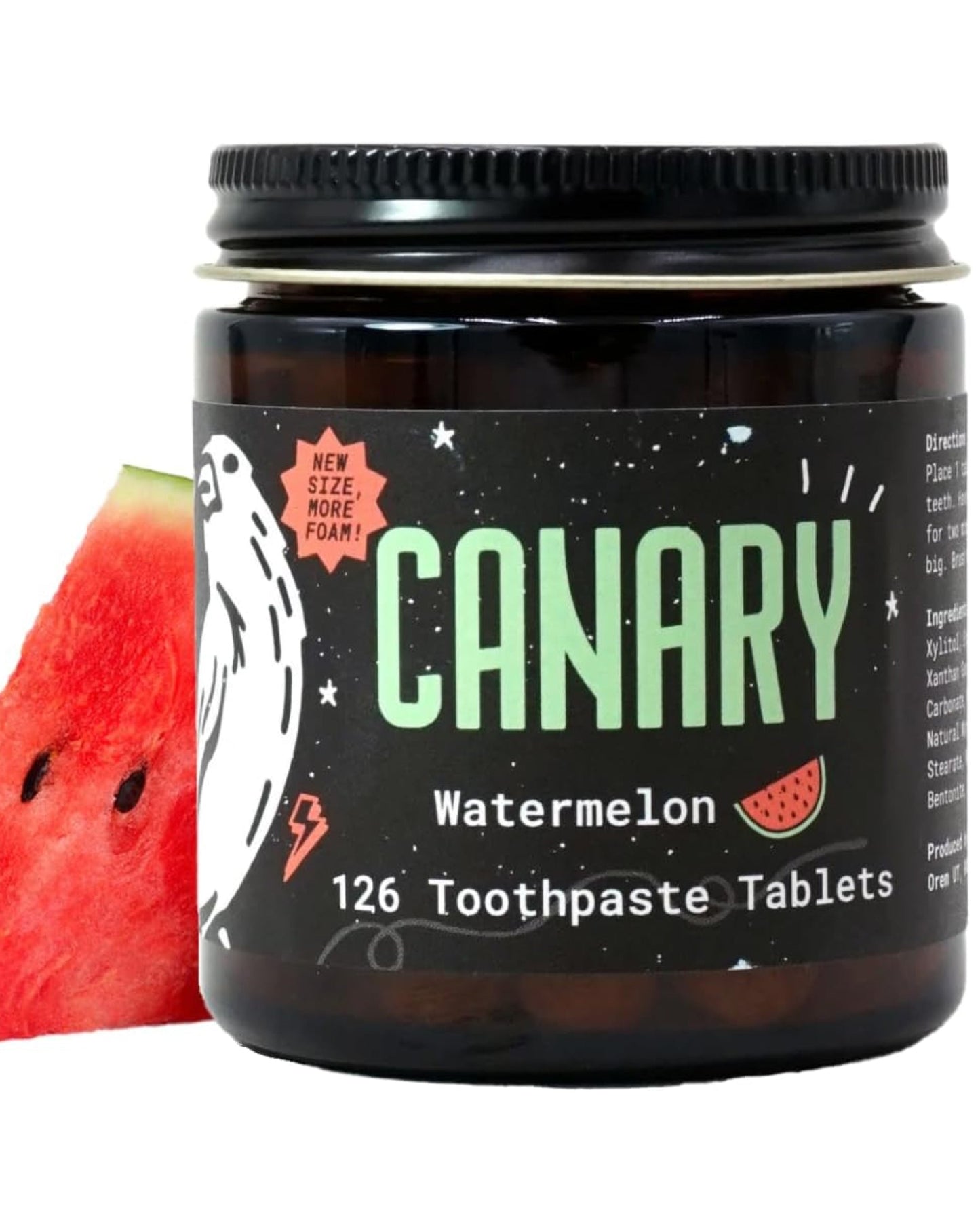 Watermelon Toothpaste Tablets | Plastic-Free | Kids Toothpaste Tablets with Nano Hydroxyapatite