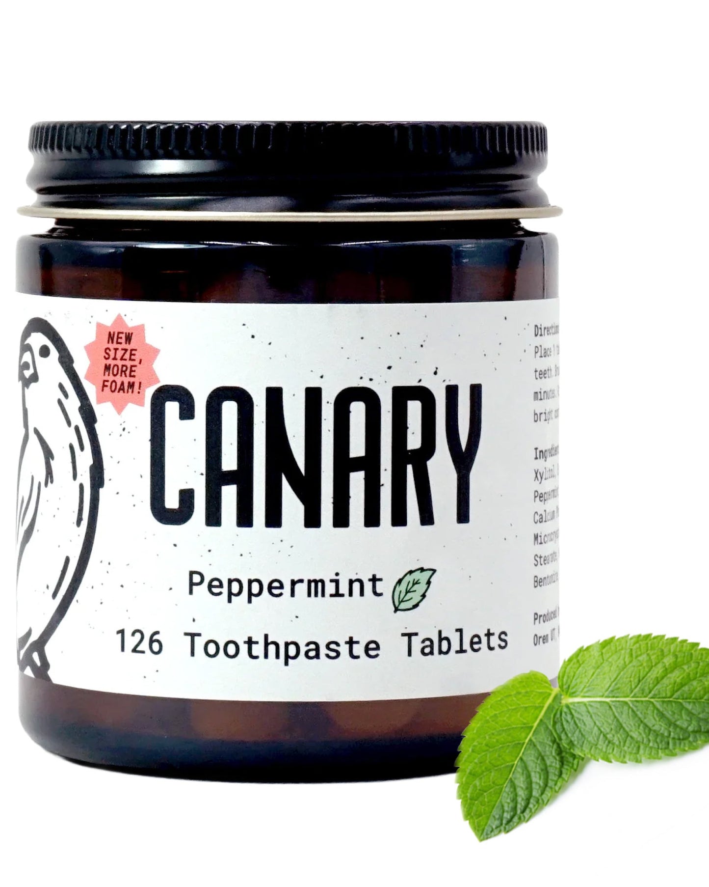 Peppermint Toothpaste Tablets | Plastic-Free | Nano Hydroxyapatite