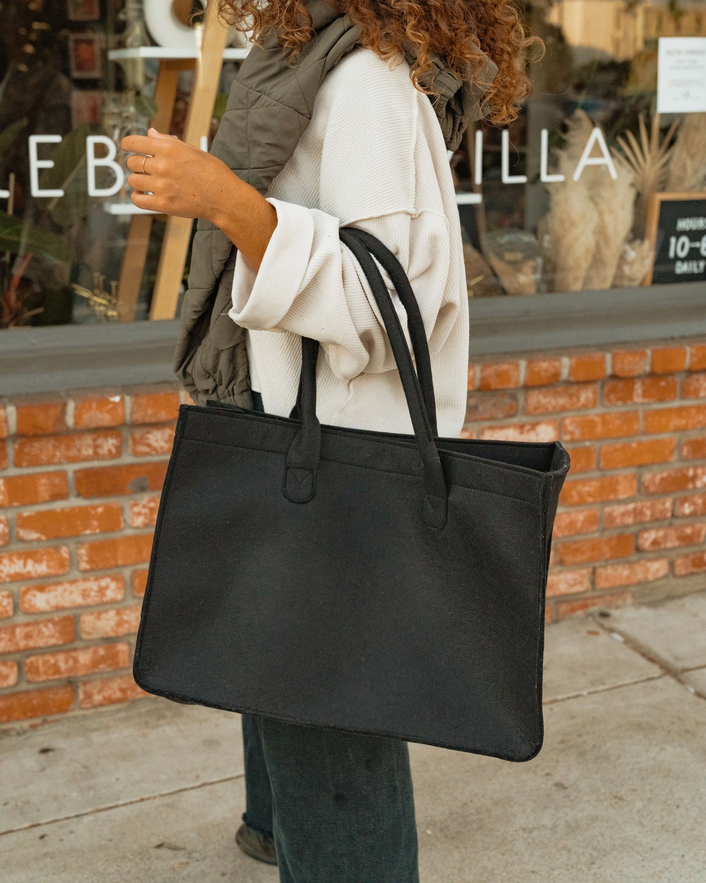 Eco-Felt Shopper Tote