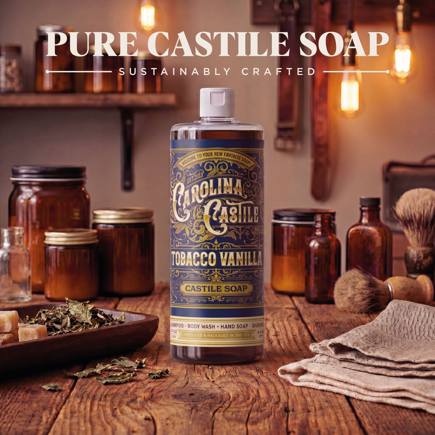 Tobacco Vanilla Castile Soap