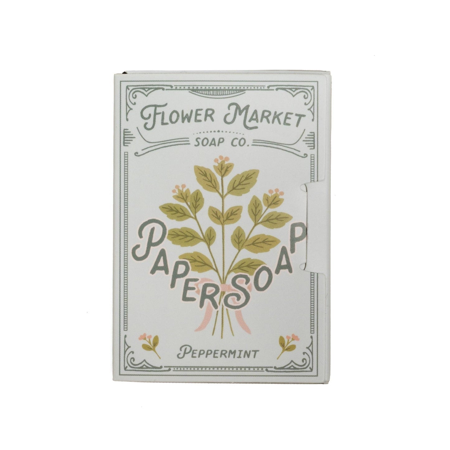Paper Soap – Sweet Peppermint Scent, Travel Size, 50 Sheets