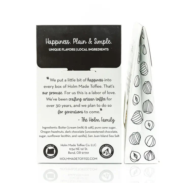 Oregon Hazelnut Toffee Holm x San Juan Sea Salt