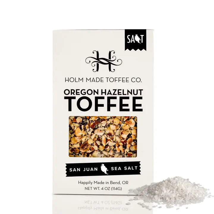 Oregon Hazelnut Toffee Holm x San Juan Sea Salt