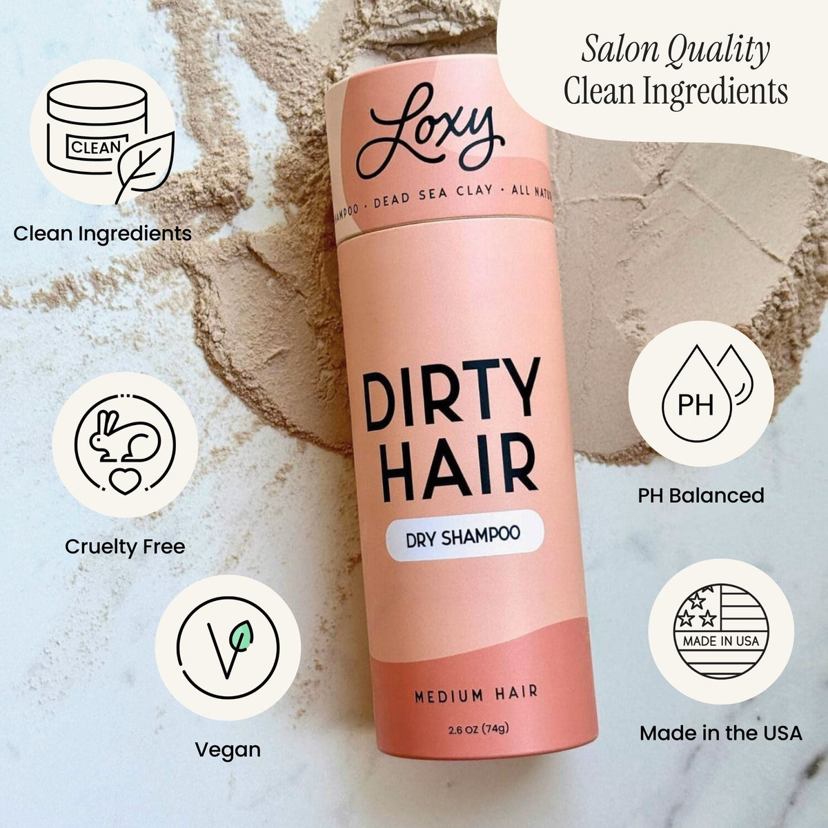 Dirty Hair Dry Shampoo