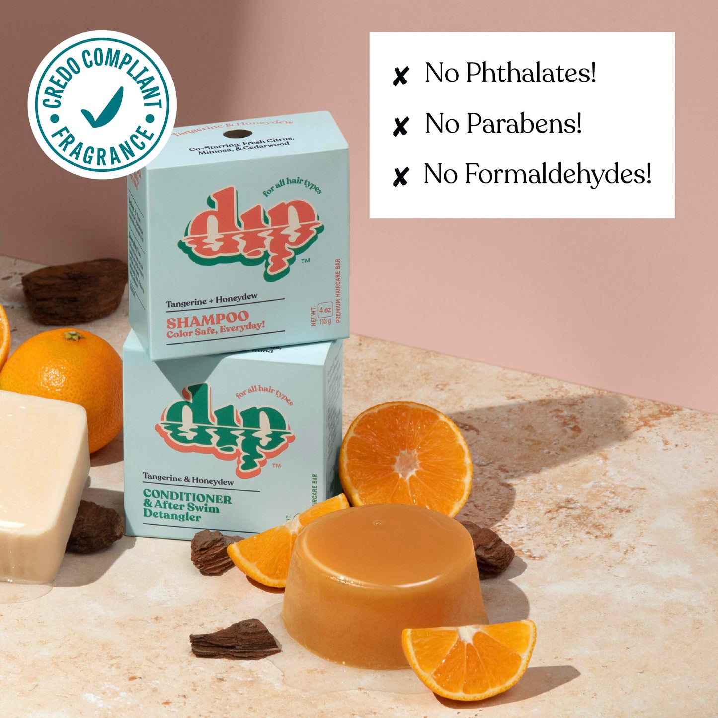 Dip Conditioner Bar & After Swim Detangler - Tangerine & Honeydew