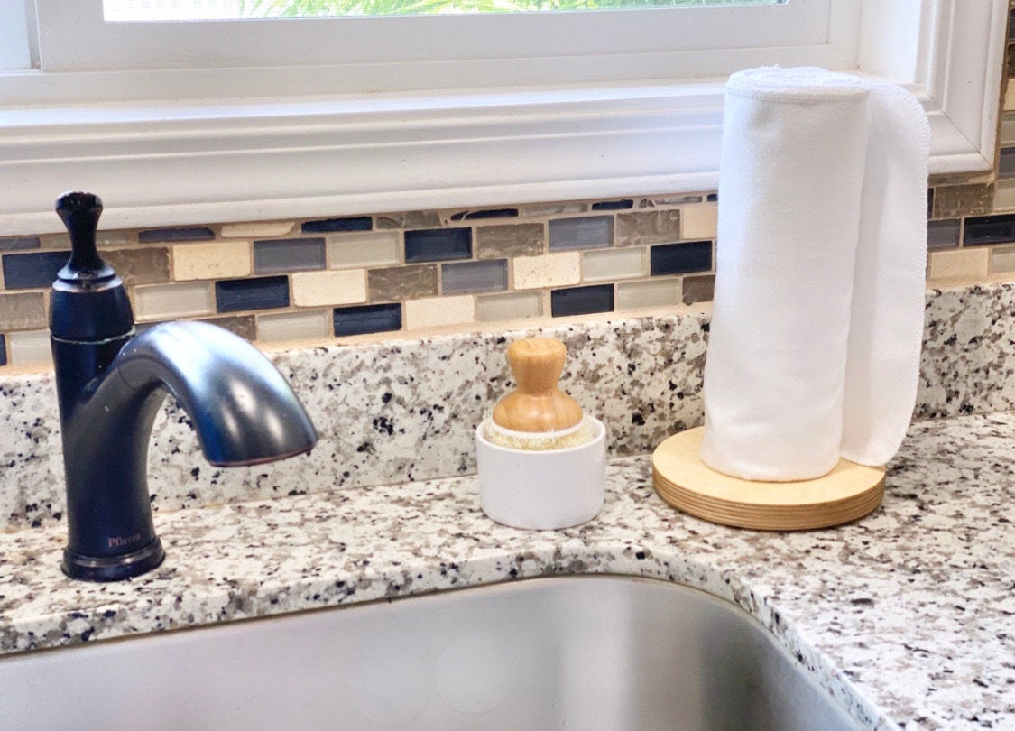 Reusable Paper Towels--Solid White