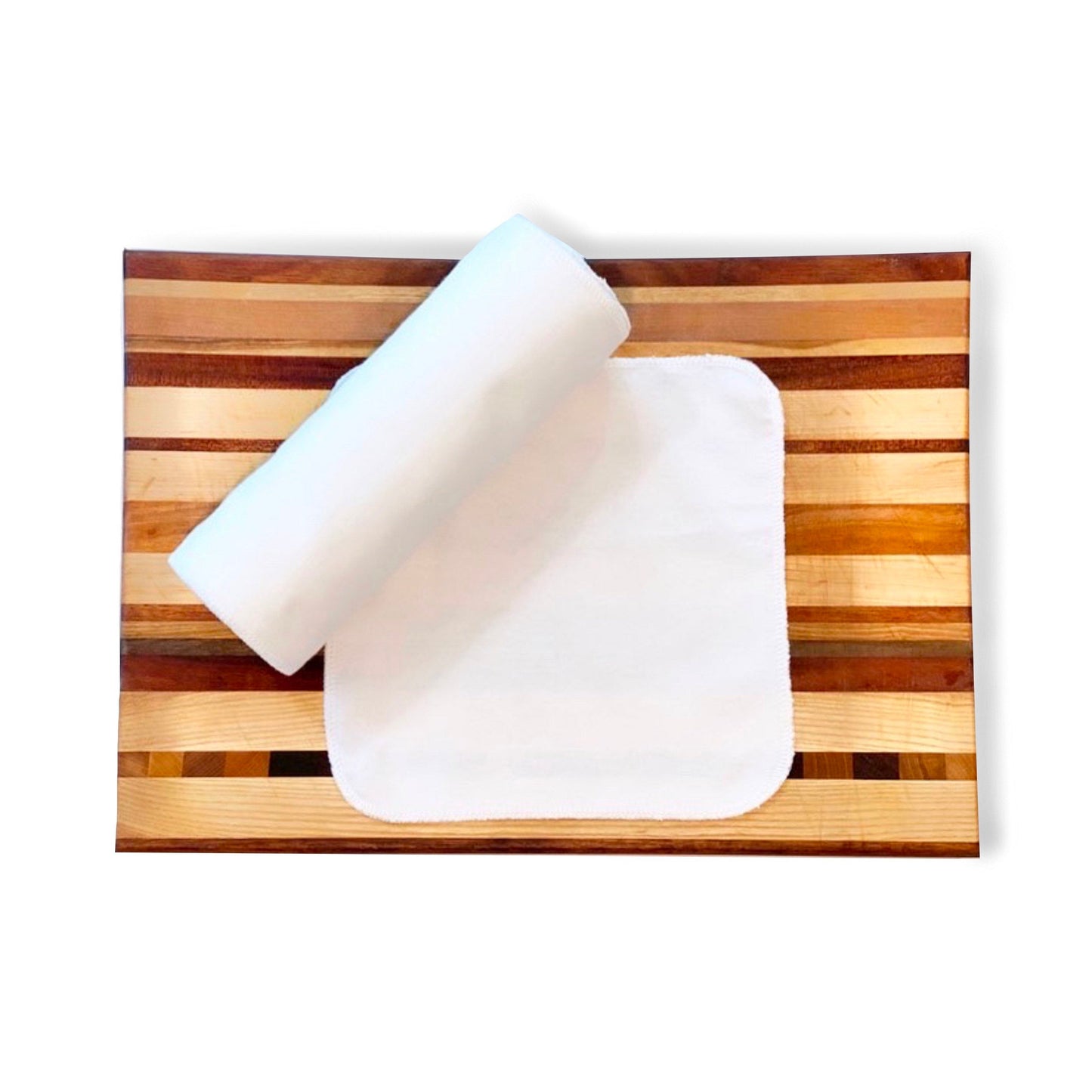 Reusable Paper Towels--Solid White