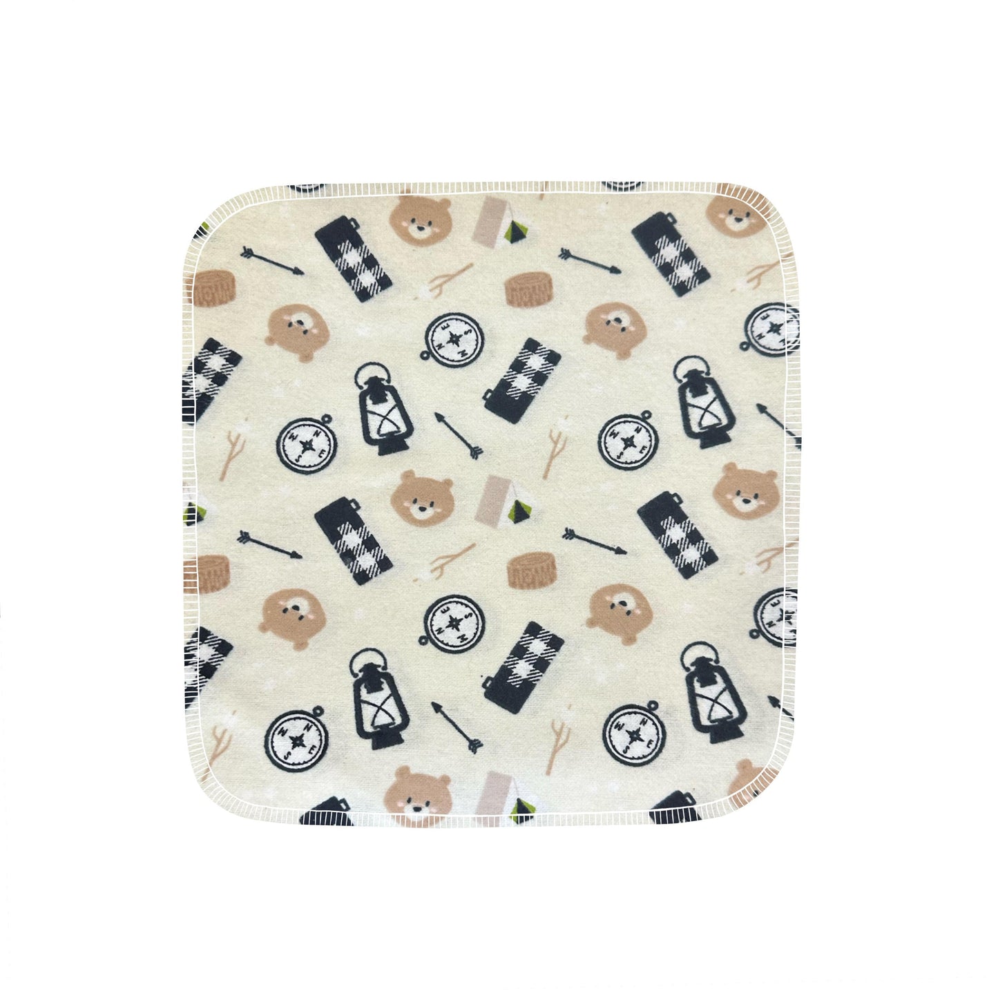 Reusable Paper Towels--Camping Bears