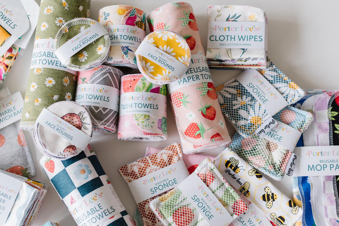 Reusable Paper Towels--Moonlit Guardian Sky