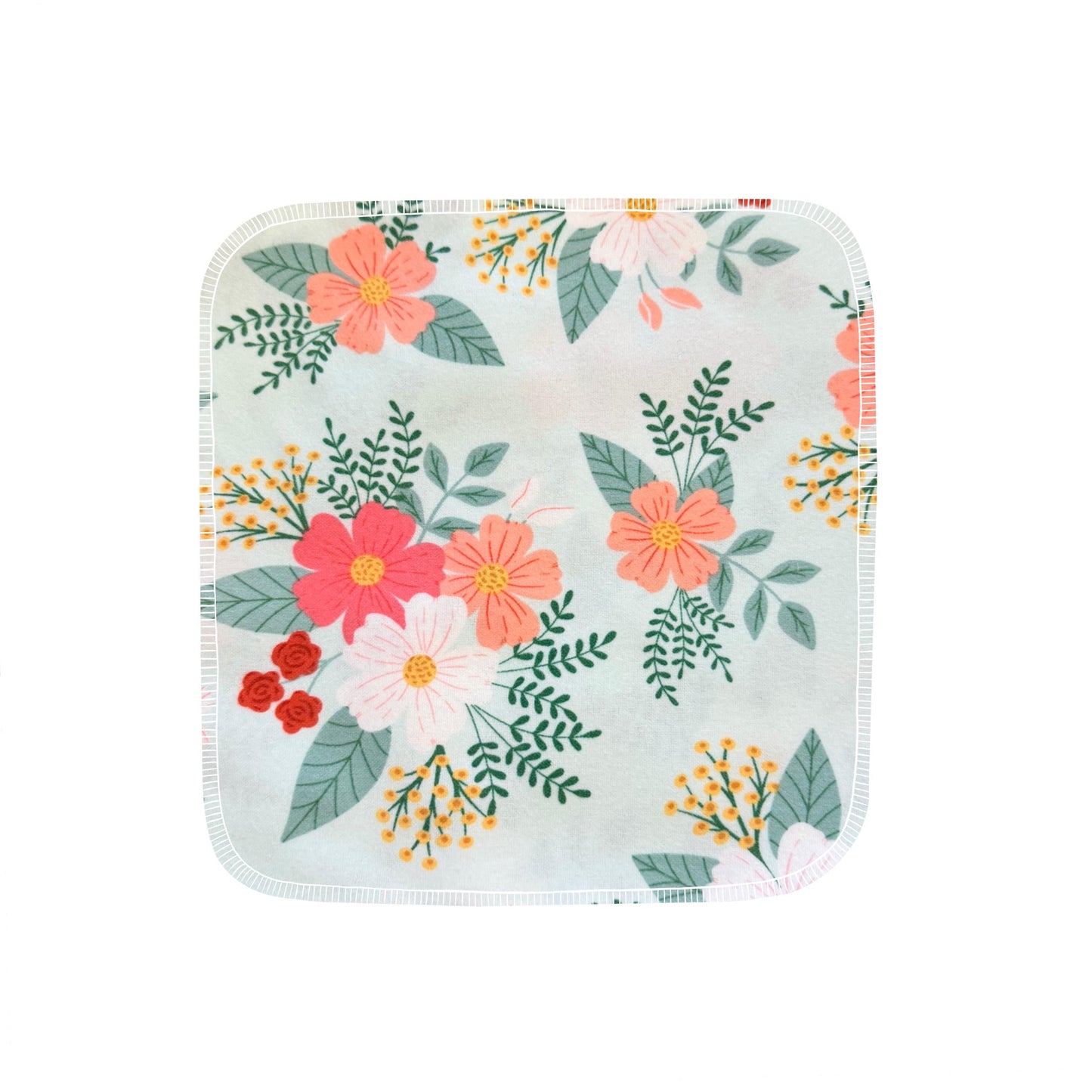 Reusable Paper Towels--Minty Florals