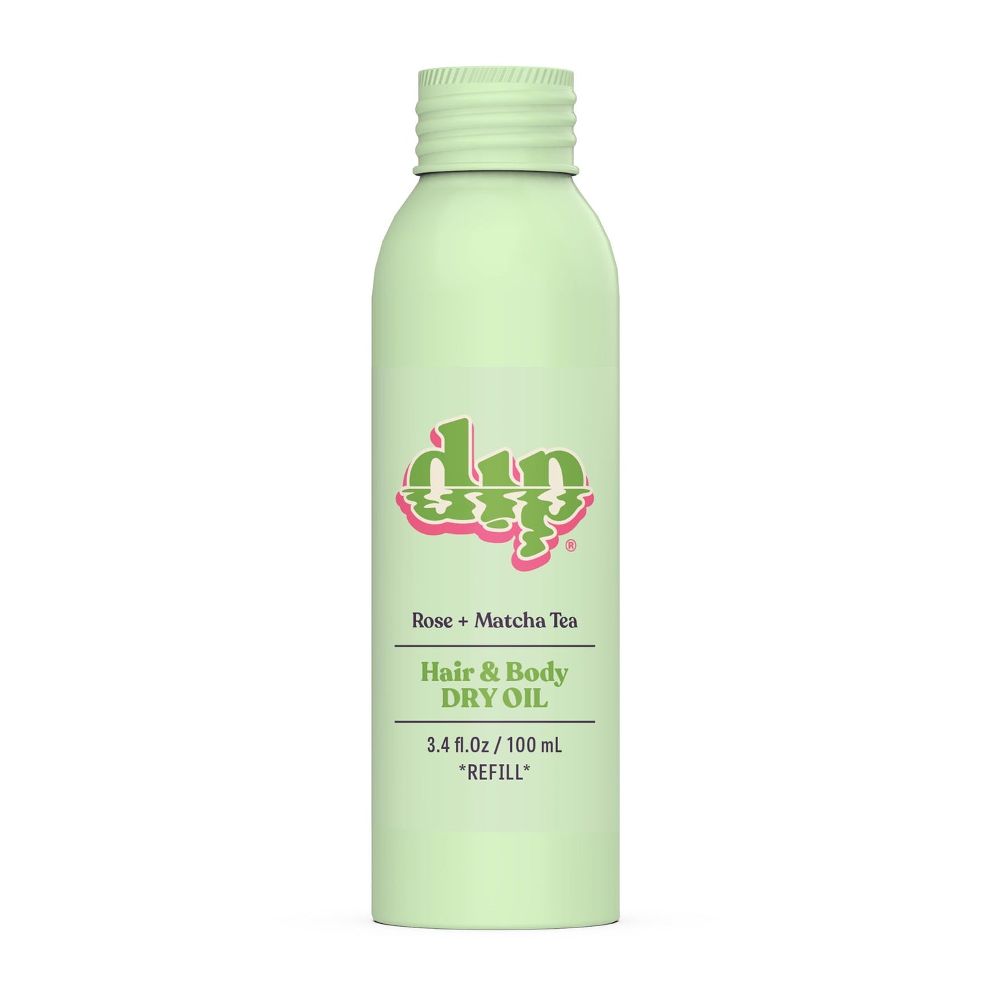 Dip REFILL Hair & Body Dry Oil - Rose & Matcha Tea