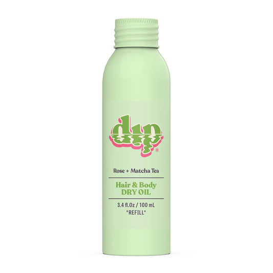 Dip REFILL Hair & Body Dry Oil - Rose & Matcha Tea